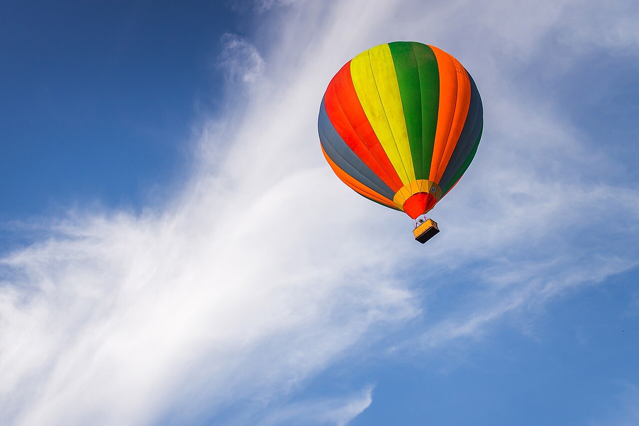 Hot Air Balloon over Kakheti